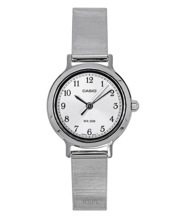 Casio Standard Analog Stainless Steel Silver Dial Quartz LTP-B170D-7BV Women's Watch image 1