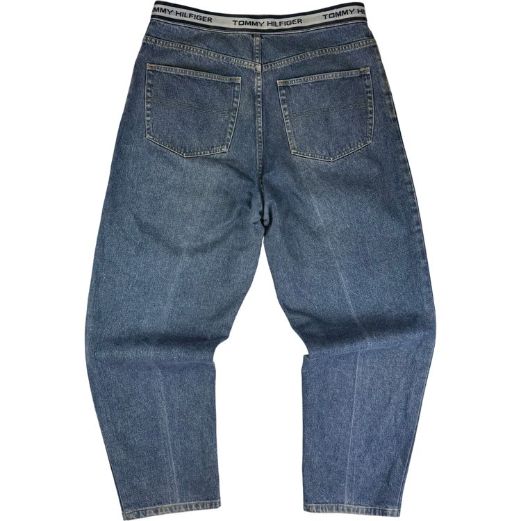Tommy Hilfiger 90's Wide Leg Denim Jeans Blue image 7