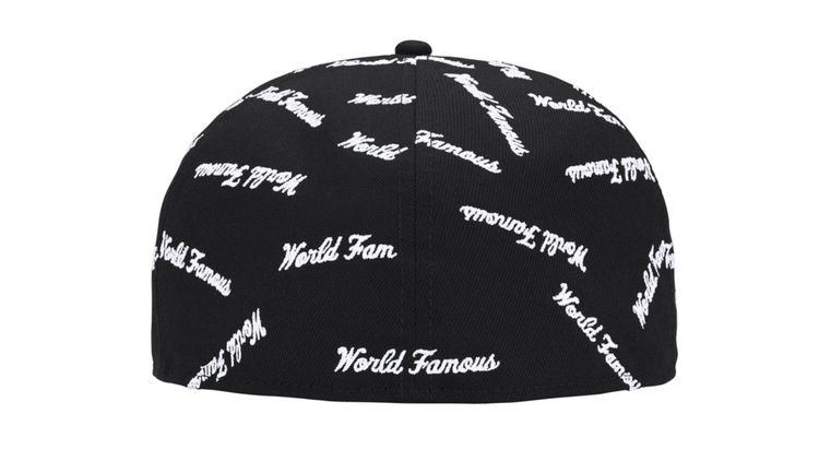 SUPREME WORLD FAMOUS BOX LOGO NEW ERA 'BLACK' FITTED CAP image 3