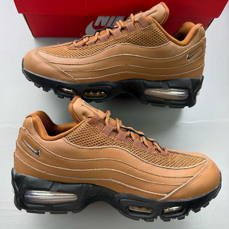 Nike Air Max 95 Big Bubble Jewel Tan Black Trainers Men's UK 8.5 IH1413-200