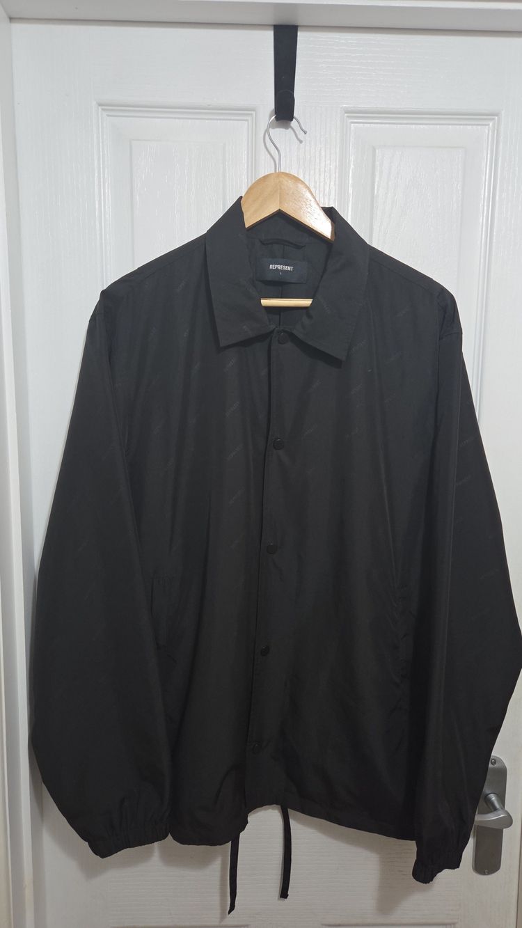 Represent Monogram Coach Jacket Mens Large imagen 1