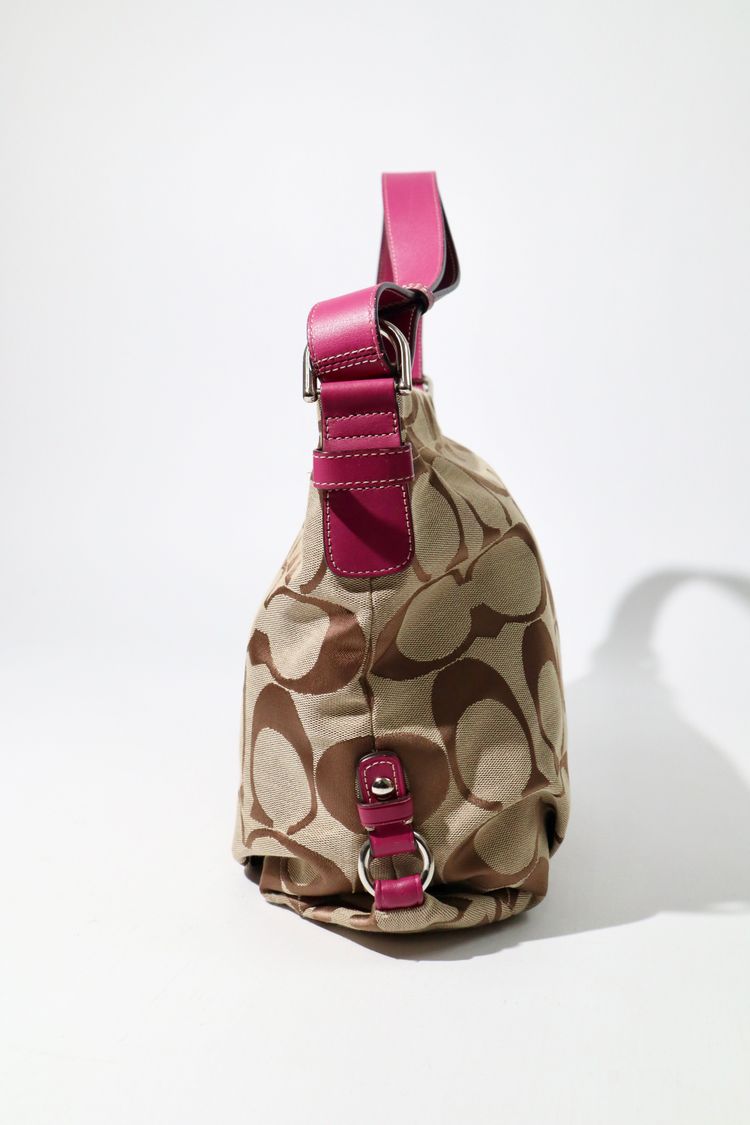 Coach Signature Canvas Crossbody Bag in Purple (Large) 5