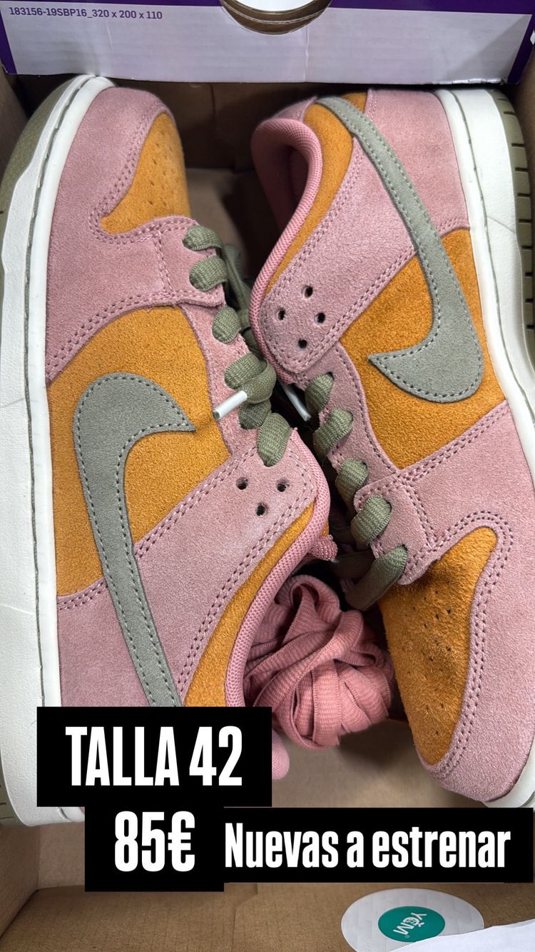 Pink And Orange Sneakers