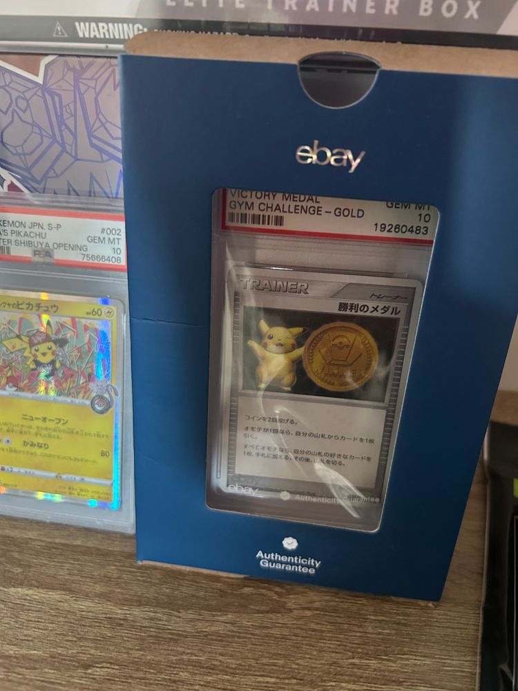 Pokemon Psa 10 Victory Medal Gym Challenge Gold Pokemon Card product image