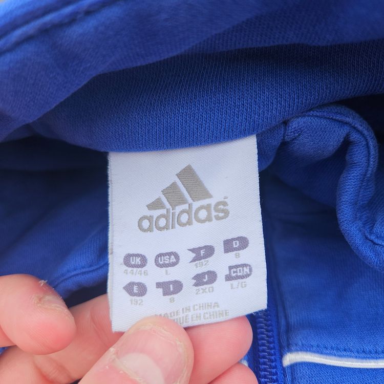 Adidas Blue Quarter-Zip Sweatshirt image 5