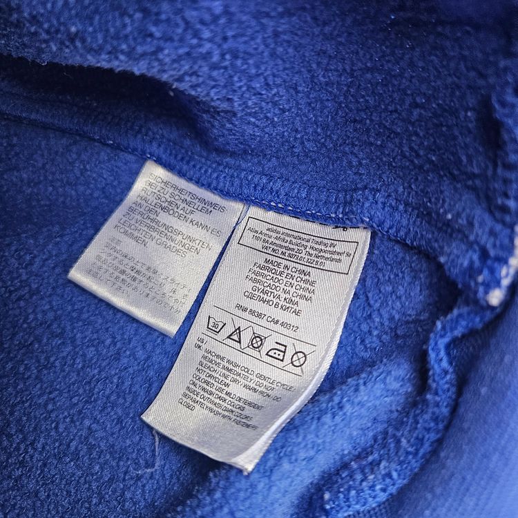 Adidas Blue Quarter-Zip Sweatshirt image 6