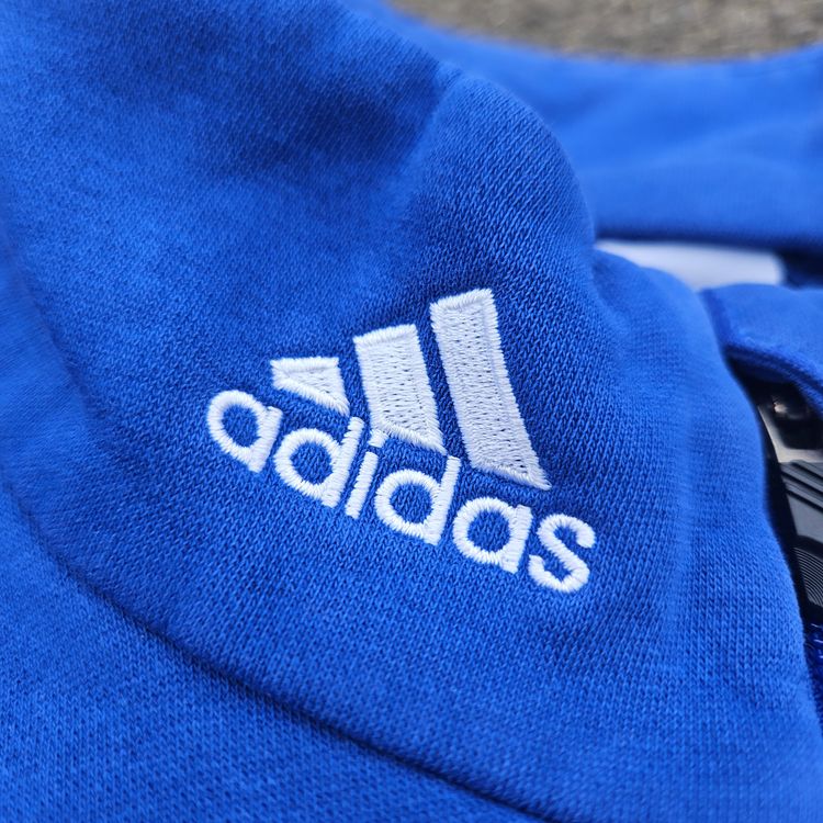 Adidas Blue Quarter-Zip Sweatshirt image 4