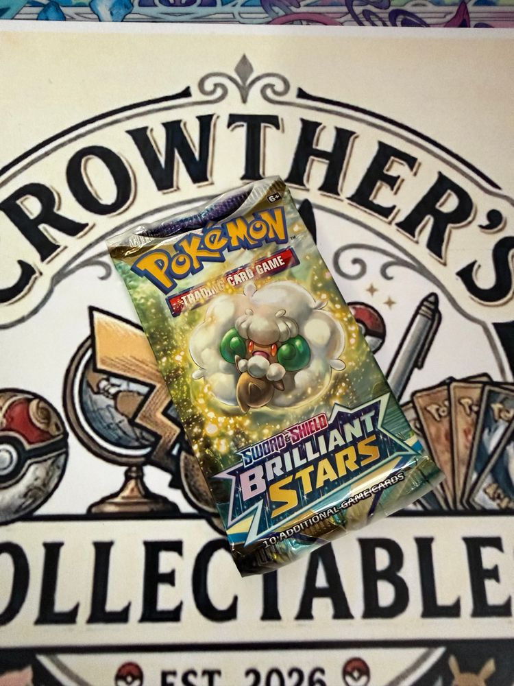 Pokemon Sword & Shield Brilliant Stars Trading Card Game Booster Pack