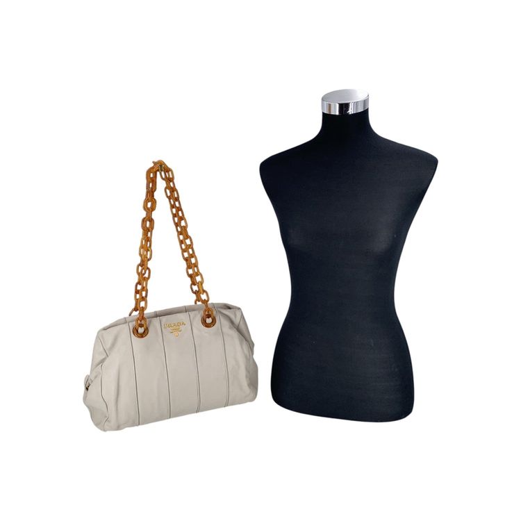 Prada Leather Shoulder Bag BL0789 imagen 2