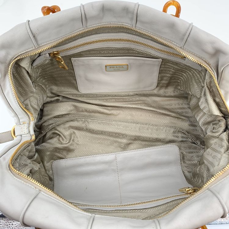 Prada Leather Shoulder Bag BL0789 imagen 4
