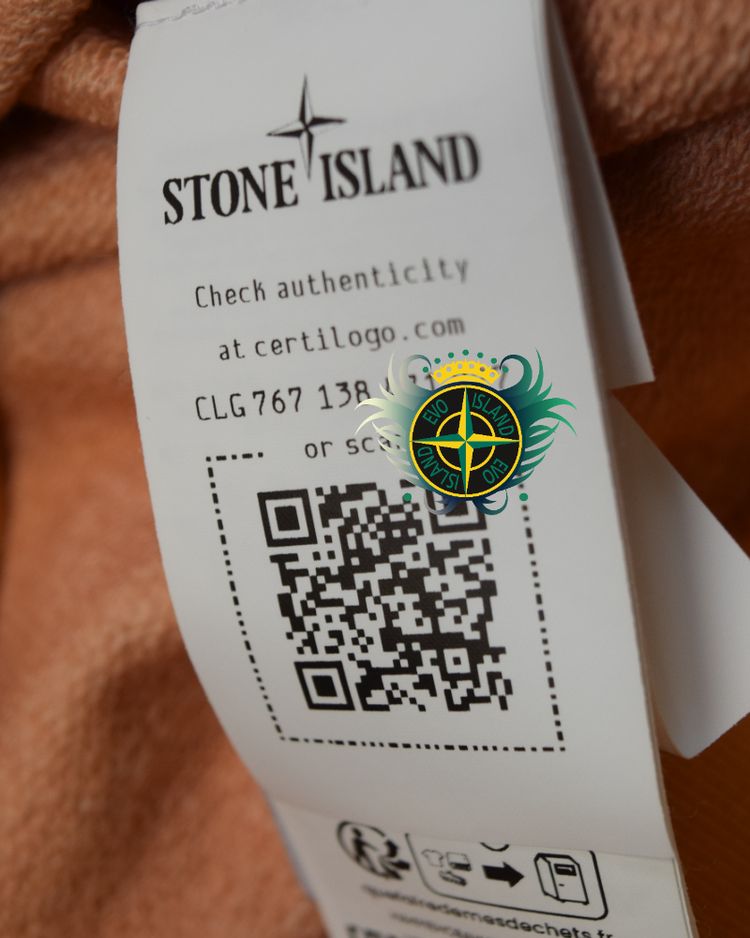 Stone Island Kids Crewneck Sweatshirt Orange Camo imagen 7
