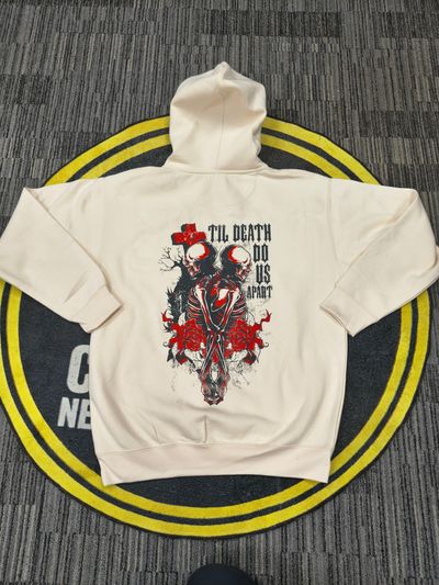 Zero13 Til Death Cream Hoodie, Brand new, all sizes