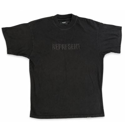 Represent Black T-Shirt - Pre-Loved Grade A condition