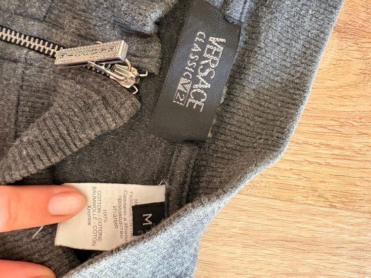 Immagine di Versace Classic Zip Neck Sweatshirt 4