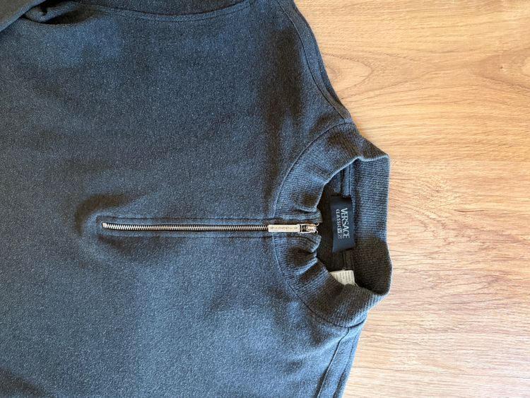 Immagine di Versace Classic Zip Neck Sweatshirt 3