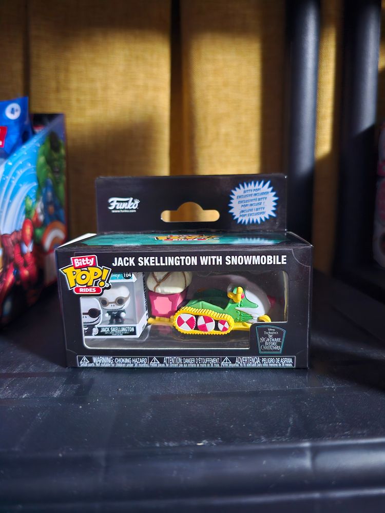 Funko Jack Skellington With Snowmobile Bitty Pop! Ride product image