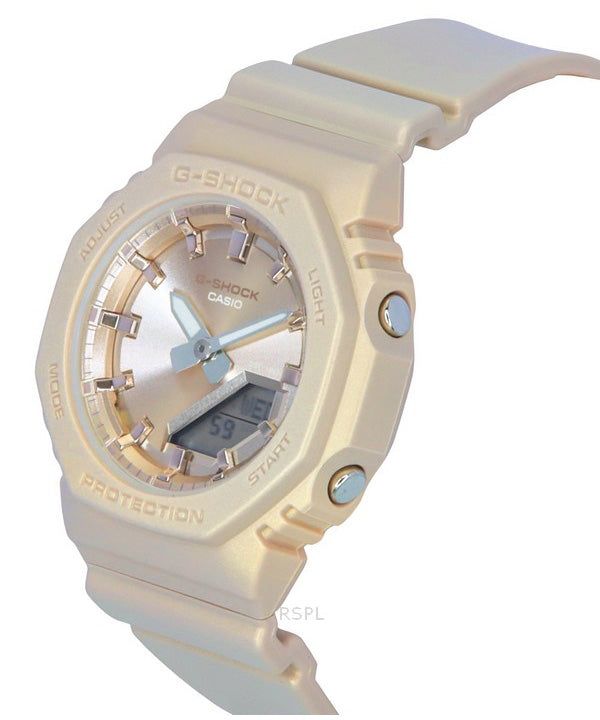 Casio G-Shock Analog Digital Bio-Based Resin Strap Rose Gold Dial Quartz GMA-P2100ST-9A 200M Women's Watch image 4