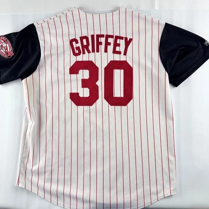 Majestic Cincinnati Reds Griffey 30 Baseball Jersey obraz 2