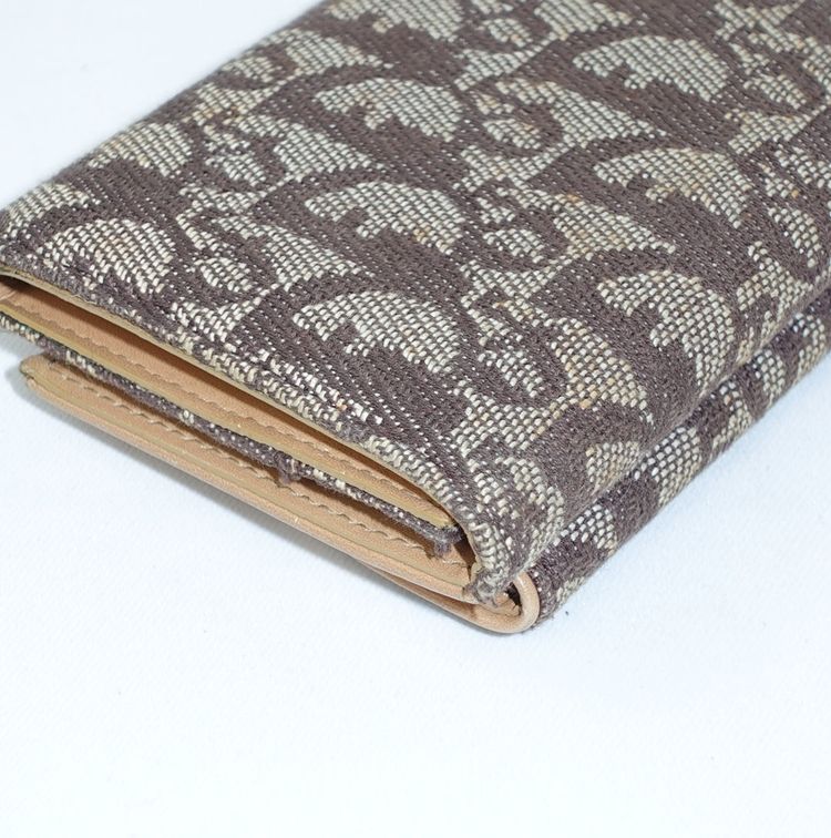 Dior Brown Monogram Wallet 14