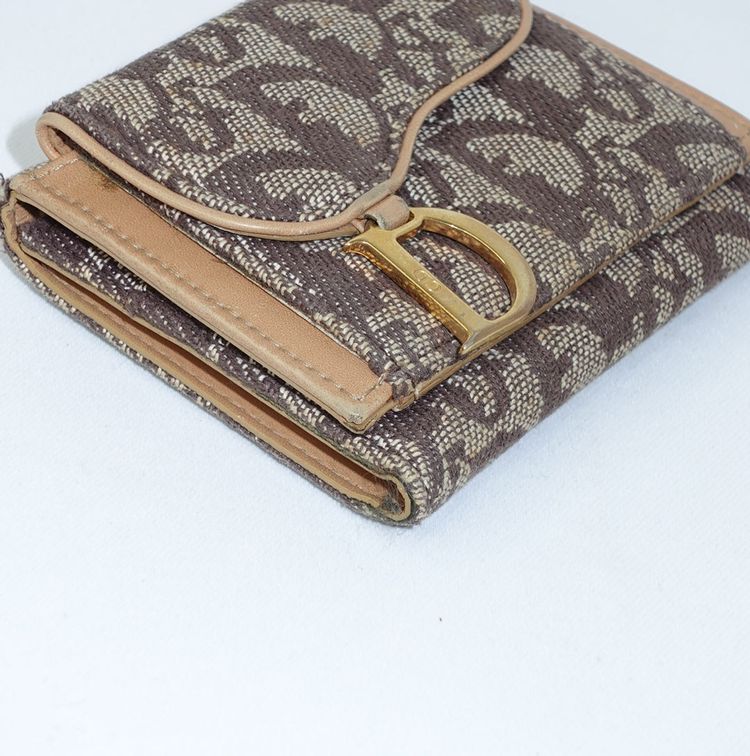 Dior Brown Monogram Wallet 11