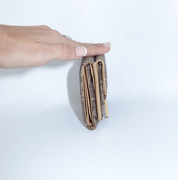 Dior Brown Monogram Wallet 4