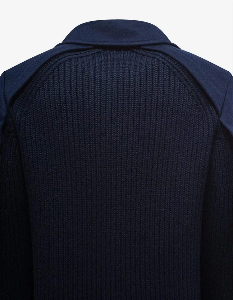 Valentino Navy Blue Double-Breasted Wool Jacket 4