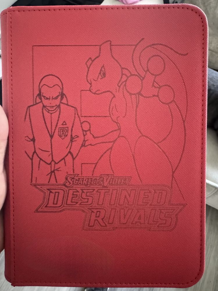 Red Mintkeeper Toploader binder