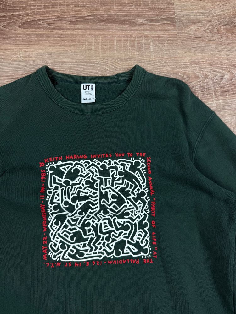 Immagine di Dark Green Uniqlo UT x Keith Haring Sweatshirt (S) 2