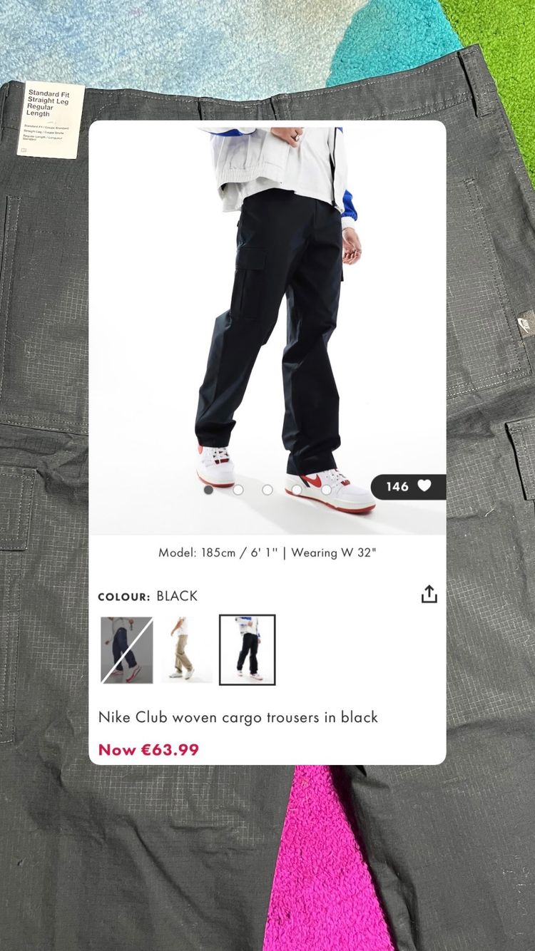 Nike Nike Club Woven Cargo Trousers product image