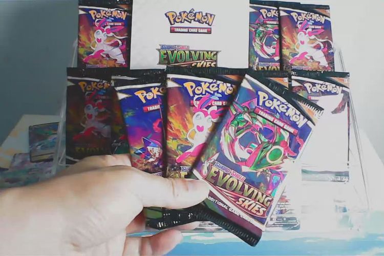 Pokemon Evolving Skies Booster Pack imagen 1