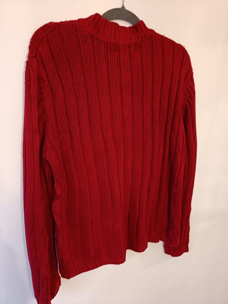 Immagine di Sag Harbor Petite Red Knit Sweaters 3