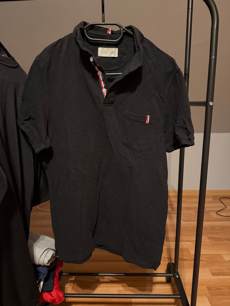 Pier One Black Short Sleeve Polo Shirt product image