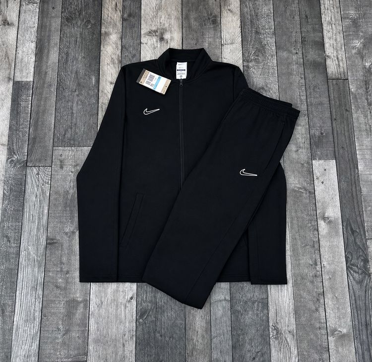Nike Academy Full Zip Tracksuit Set - ‘Black White’ - Size Small Medium