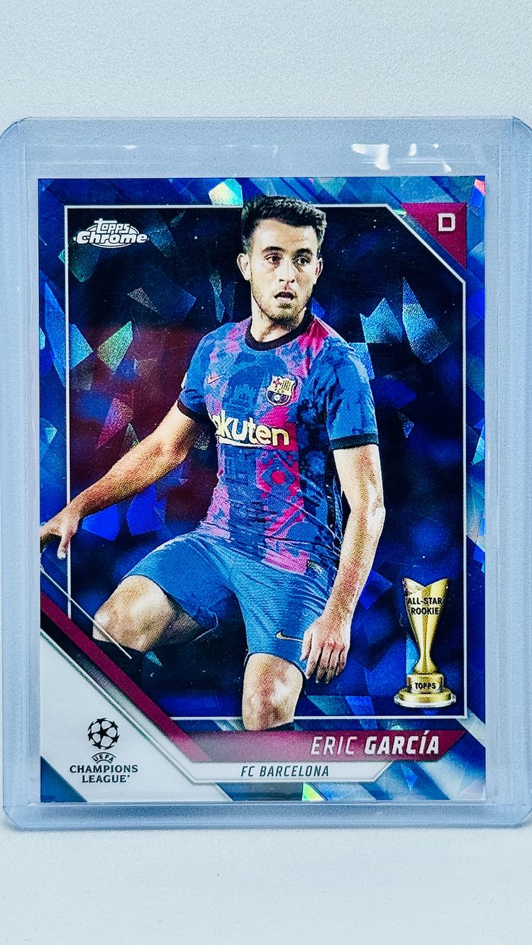 Eric García - Barcelona - Topps Chrome Sapphire UCL 2021-22 image 1