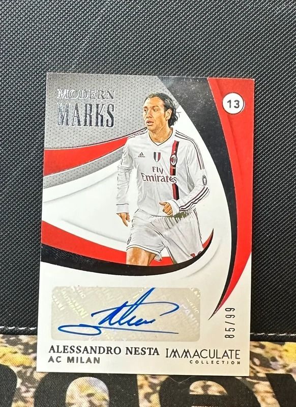 Panini Alessandro Nesta Ac Milan Soccer Trading Card product image