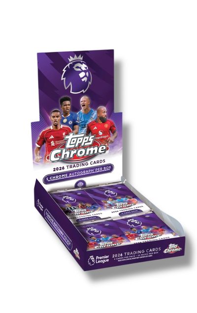 Topps Chrome 2026 Premier League Trading Cards
