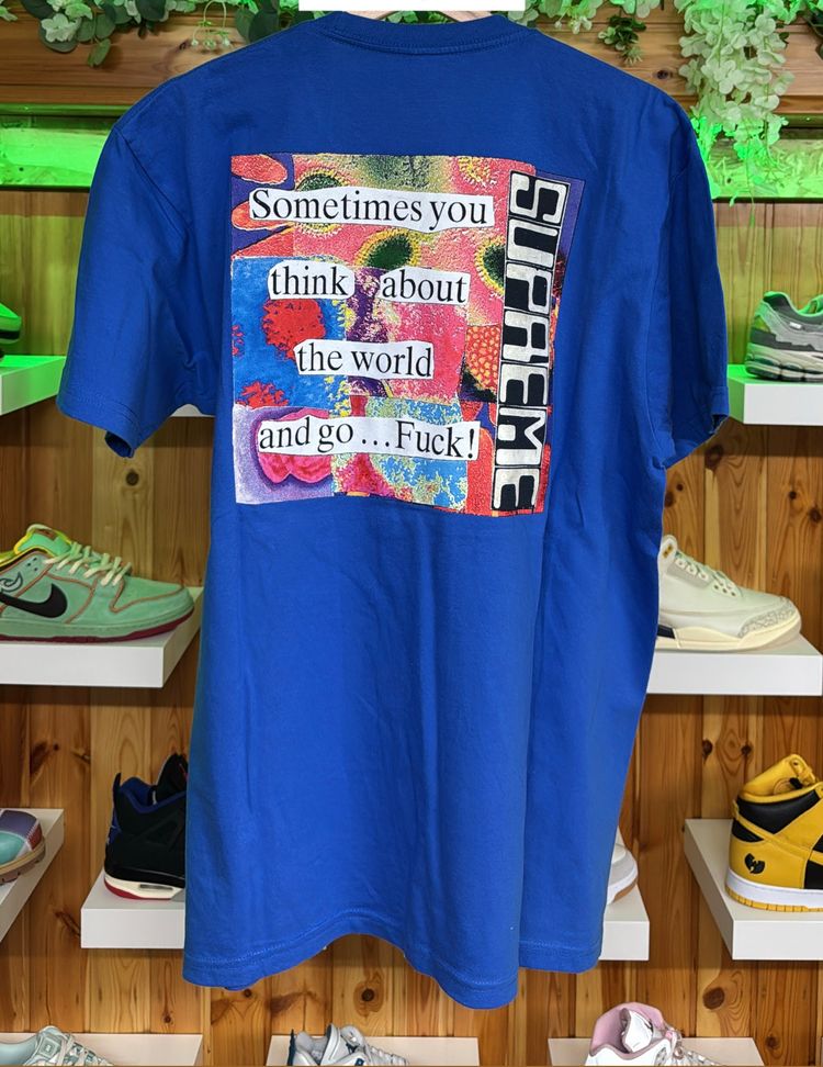 Supreme Static Tee Blue - FW23