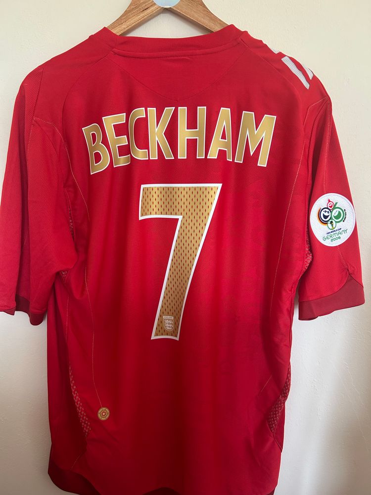 Umbro England Football Shirt Beckham 7 XL 2006