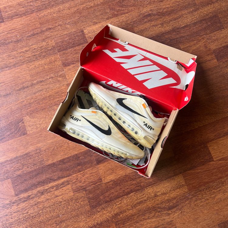 Nike Air Max 97 Off-White Taglia 45.5 (Usate)