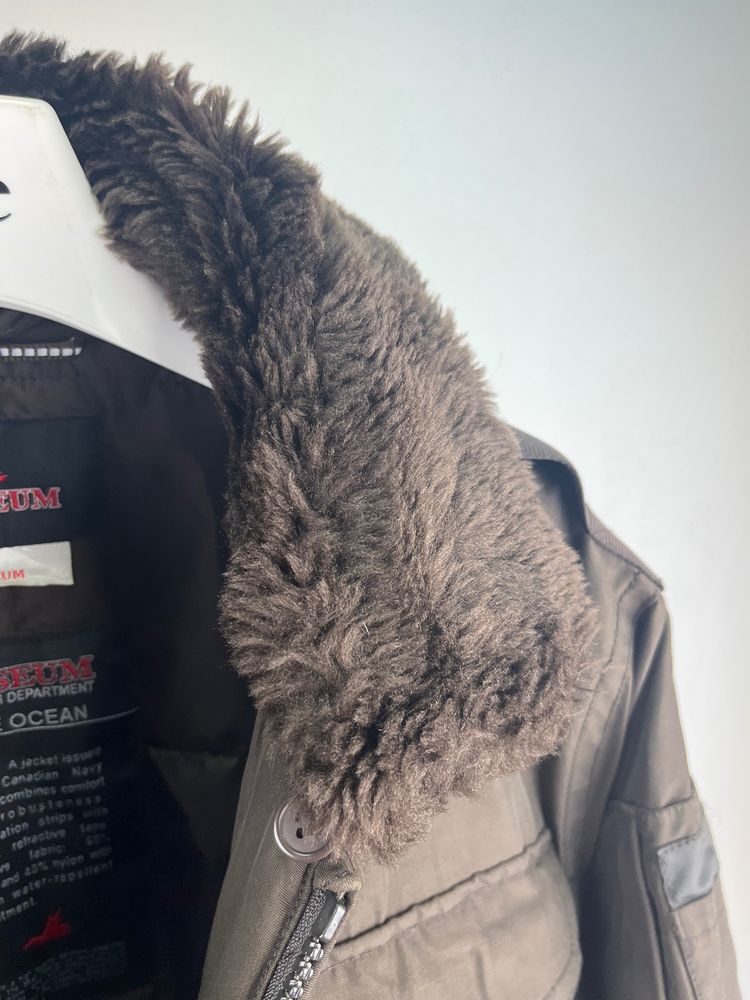 Other brown jacket with fur collar product image
