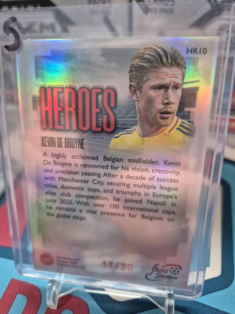 KEVIN DE BRUYNE HEROES 17/20 BELGIUM obraz 2