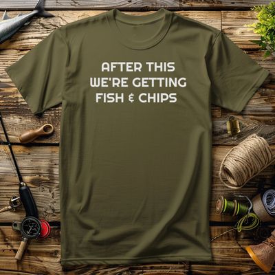 After This Fish Chips TShirt 1