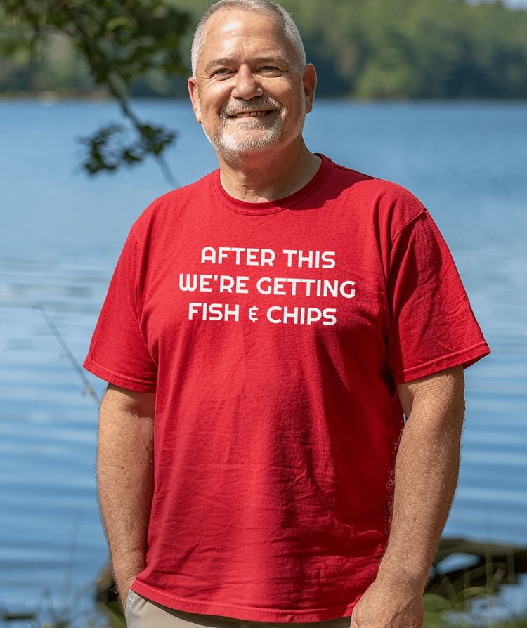 After This Fish Chips TShirt 15