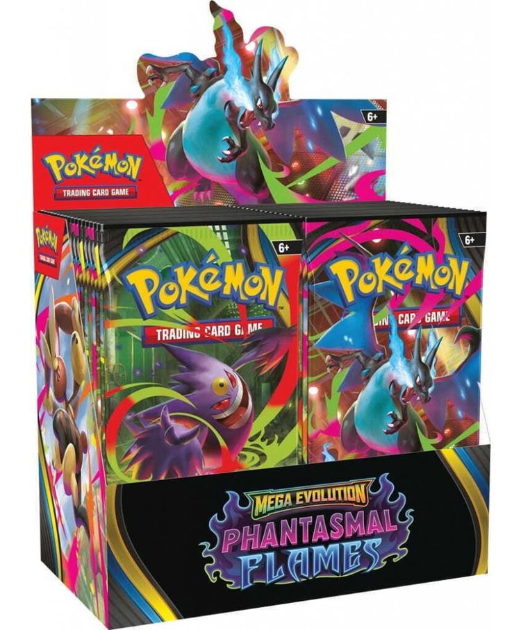 Pokémon Pokémon Trading Card Game Mega Evolution Phantasmal Flames Booster Packs product image