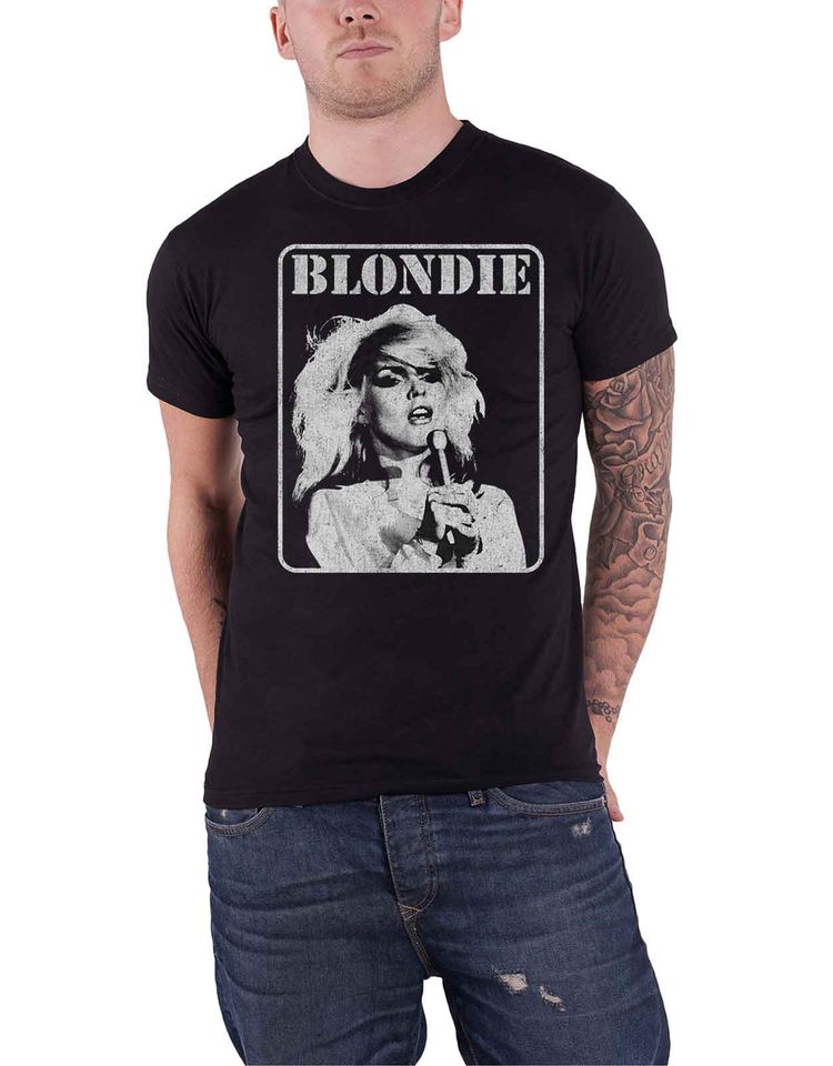 Blondie Presente Poster T Shirt