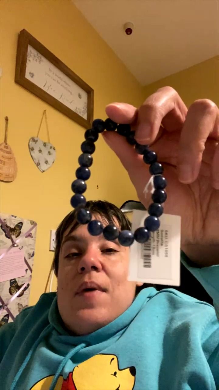 Other sodalite stretchy bracelet x 3 product image