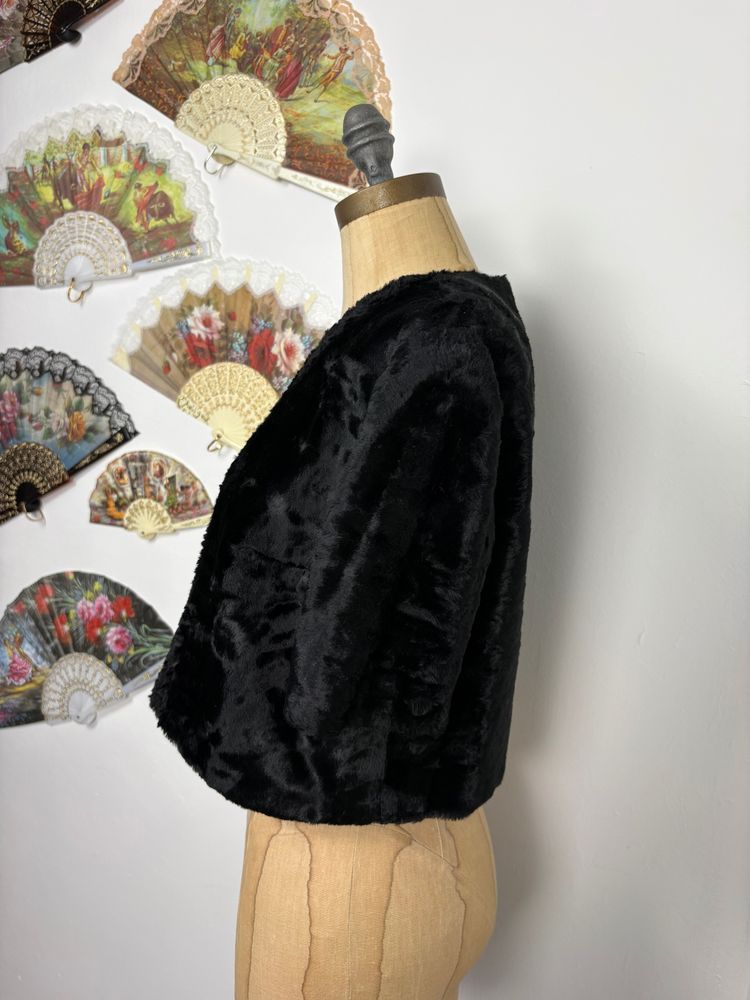 Y2K  Faux Fur Bolero 3