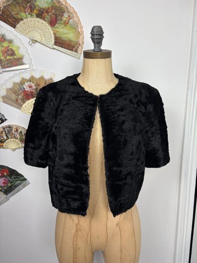 Y2K Faux Fur Bolero 1