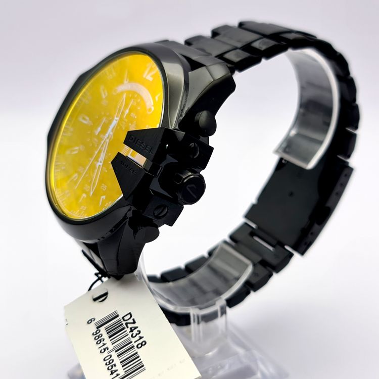 Diesel DZ4318 Black Mens Watch Stainless Steel Black Iridescent Dial image 6