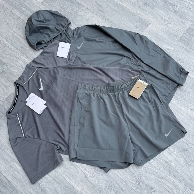 Nike Nike Miler Windbreaker, Top and 7" Challenger Shorts Set - Smoke Grey product image